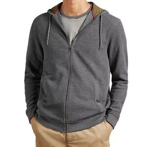 Ted Baker London Men's Grey Hangry Full Zip Hoodie, Size 7 (3XL)